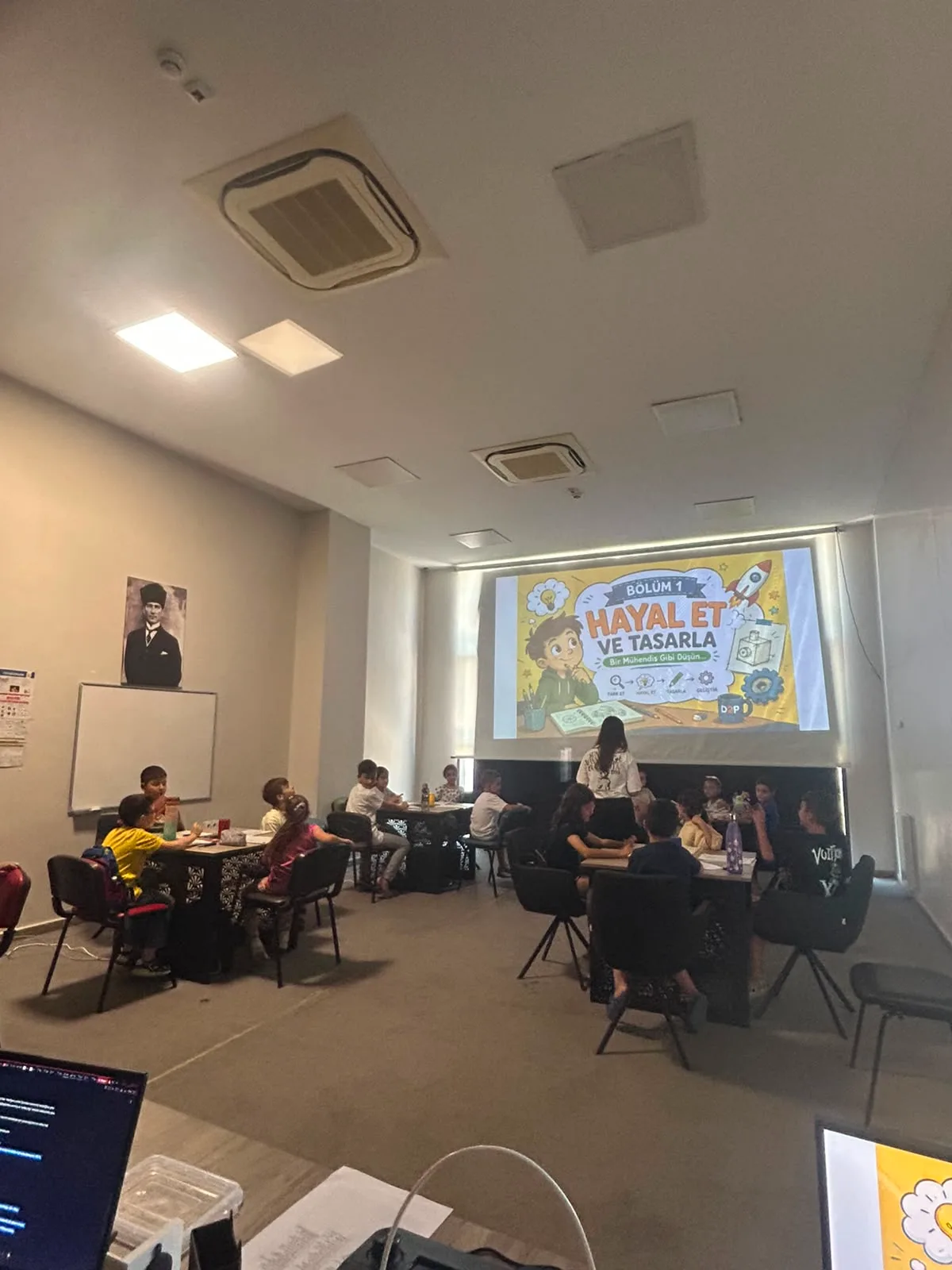 Denizli , Honaz Belediyesi 3D Yaz Kursu Eğitimimiz — Denizli D2P Academy atölye fotoğrafı